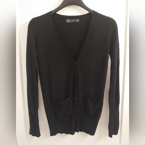 Zara Women's Black Cardigan Sweater